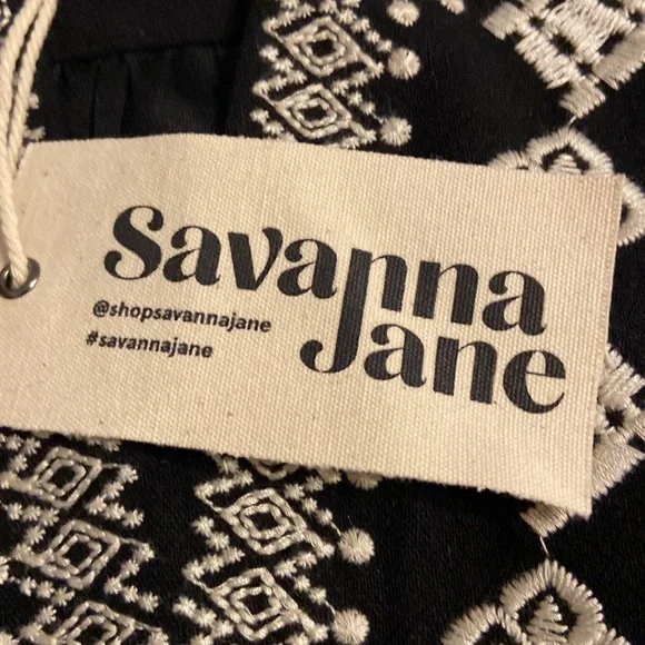 Savanna Jane Linen Black Dress size L brand new length 36” bust 38/40” - Picture 12 of 12